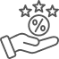 Three Stars Deal Icon