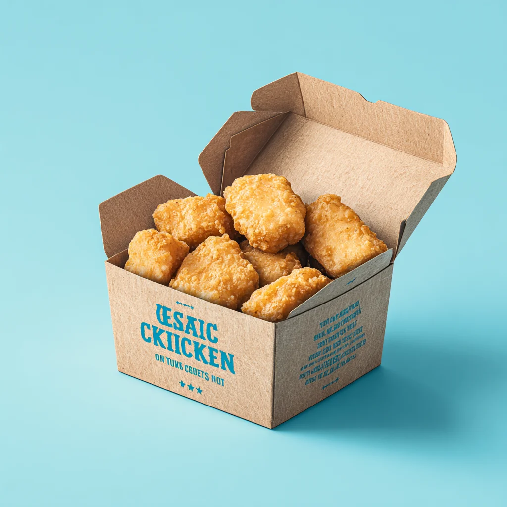 Sustainable fast food packaging with kraft fast food trays and takeaway fast food containers
