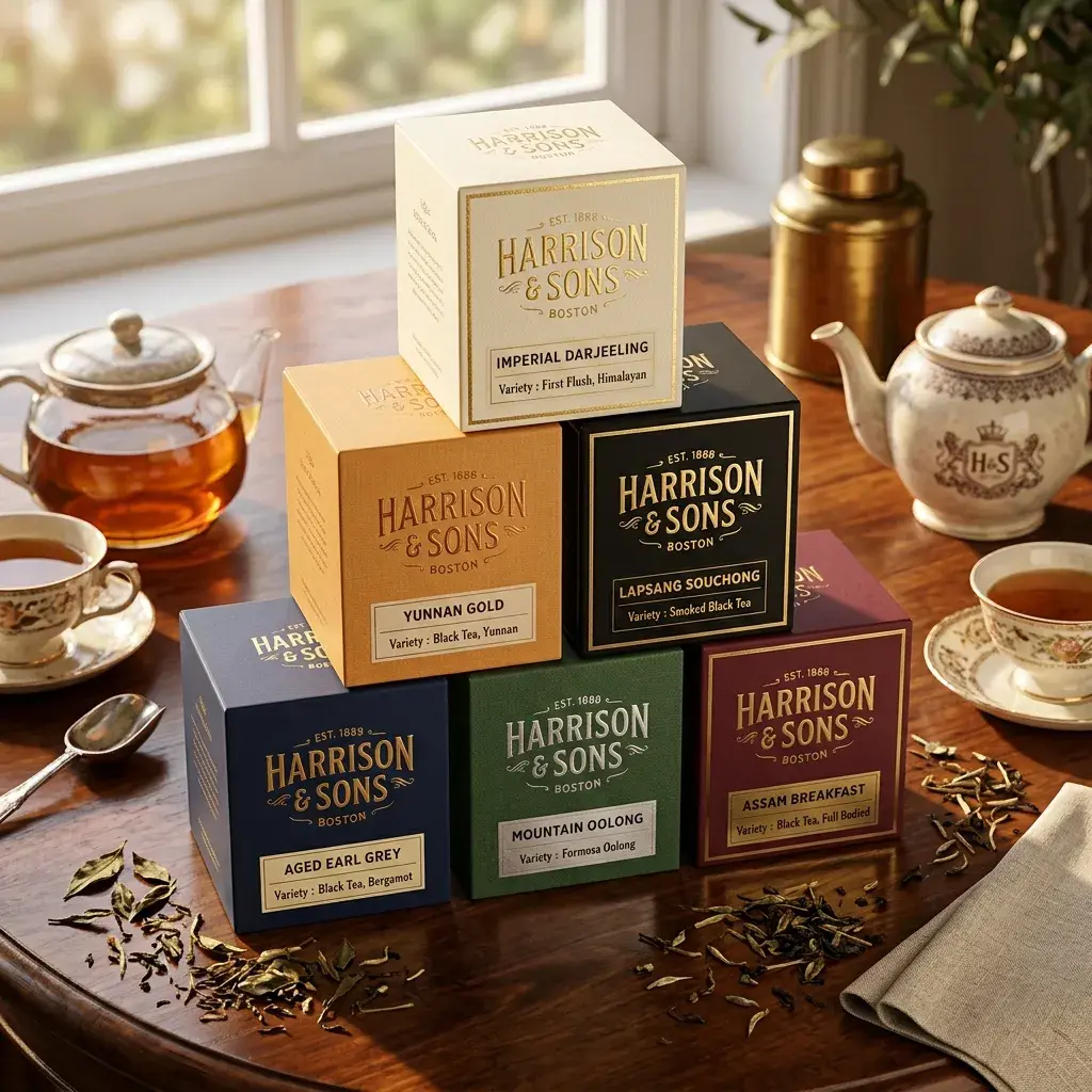 Tea Leaves Packaging Box