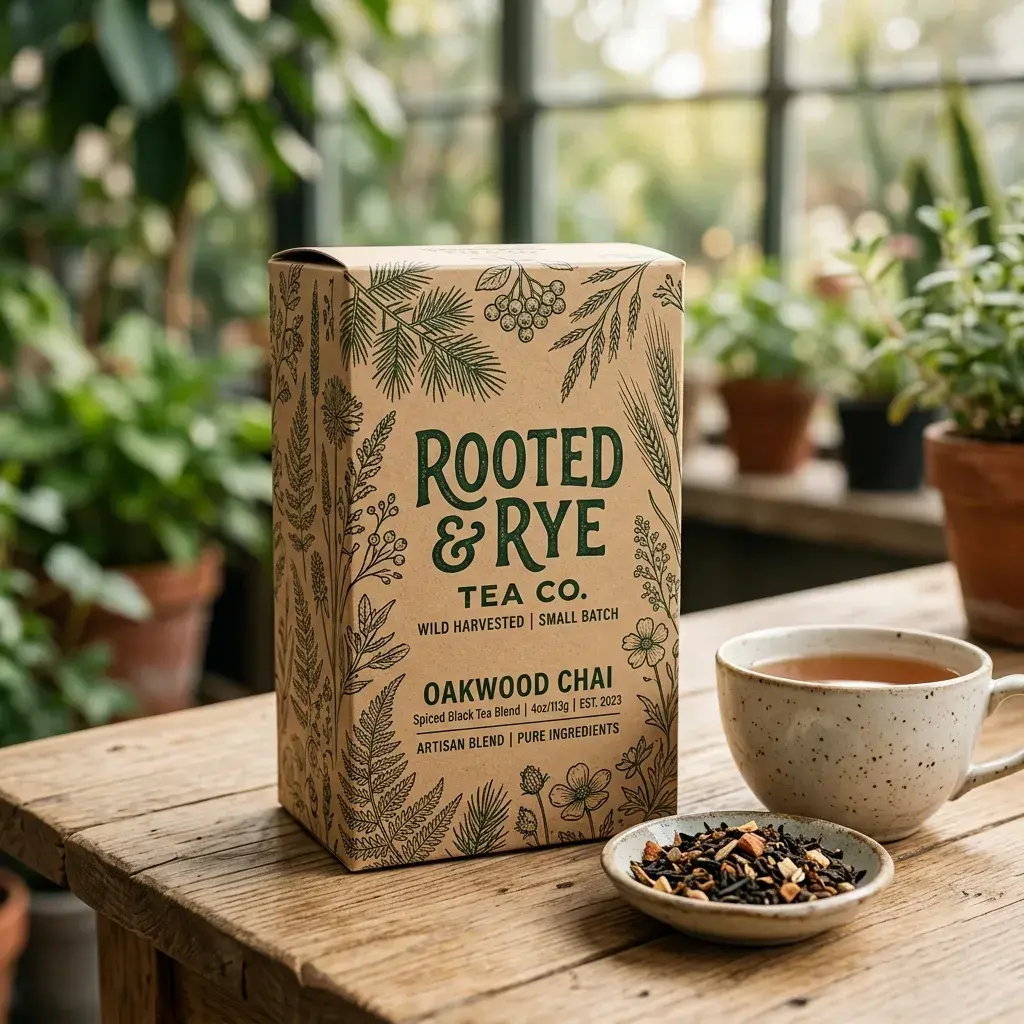 Tea Leaves Packaging Box