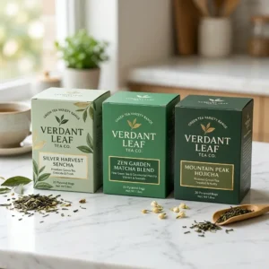 Green Loose Leaf Tea Box