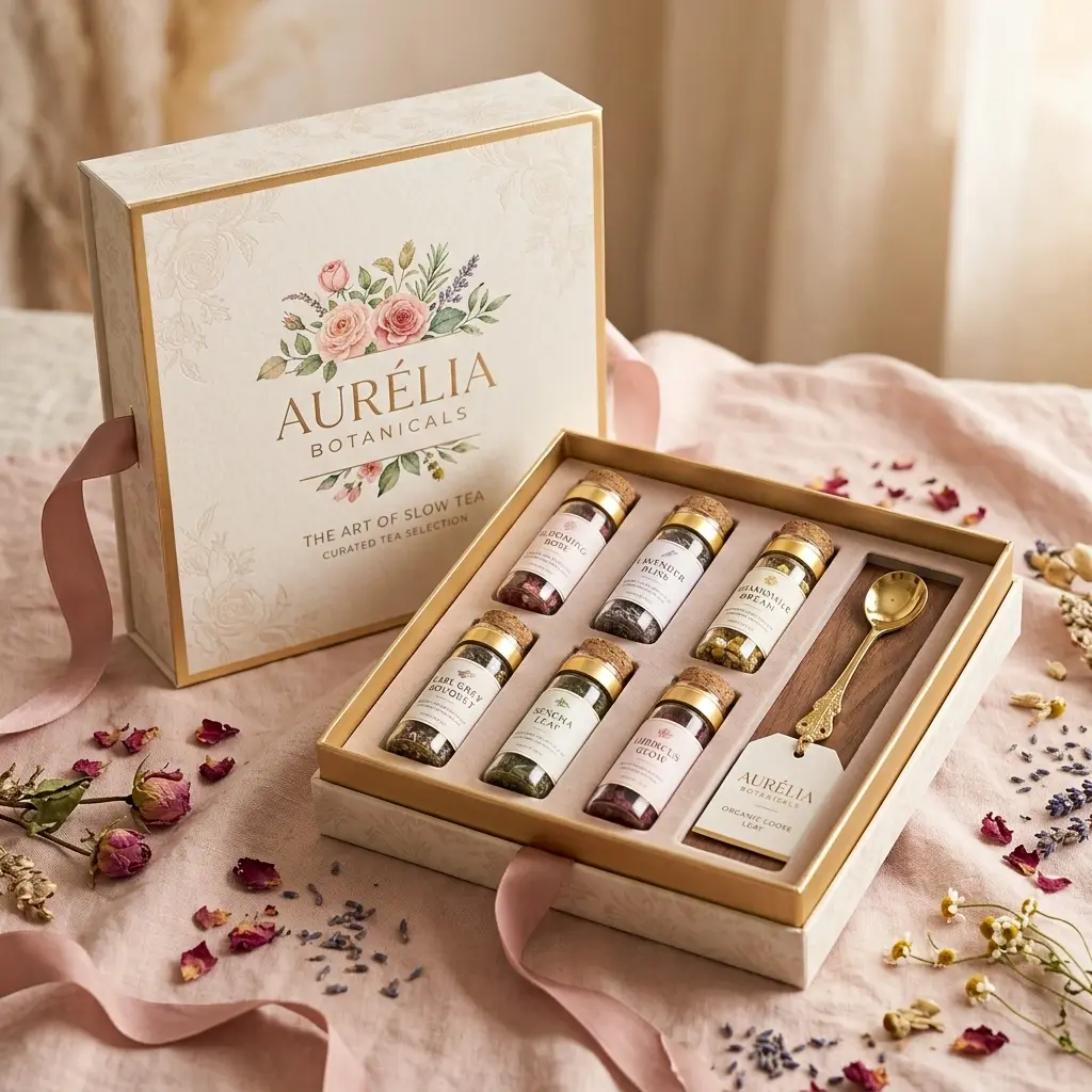 Tea Tray and Lid Gift Box