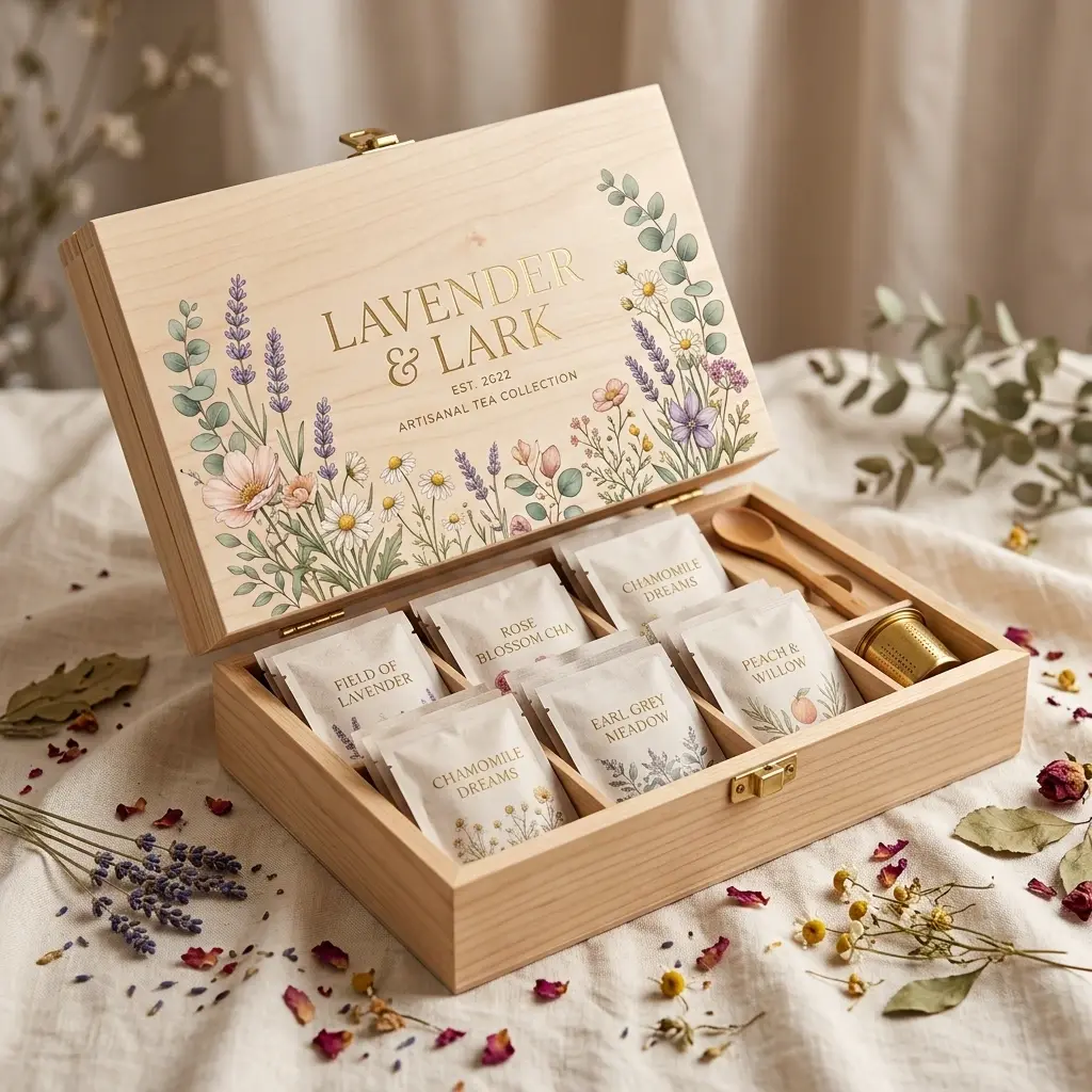 Tea Tray and Lid Gift Box