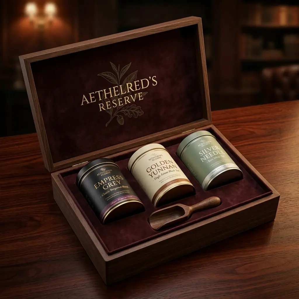 Tea Tray and Lid Gift Box