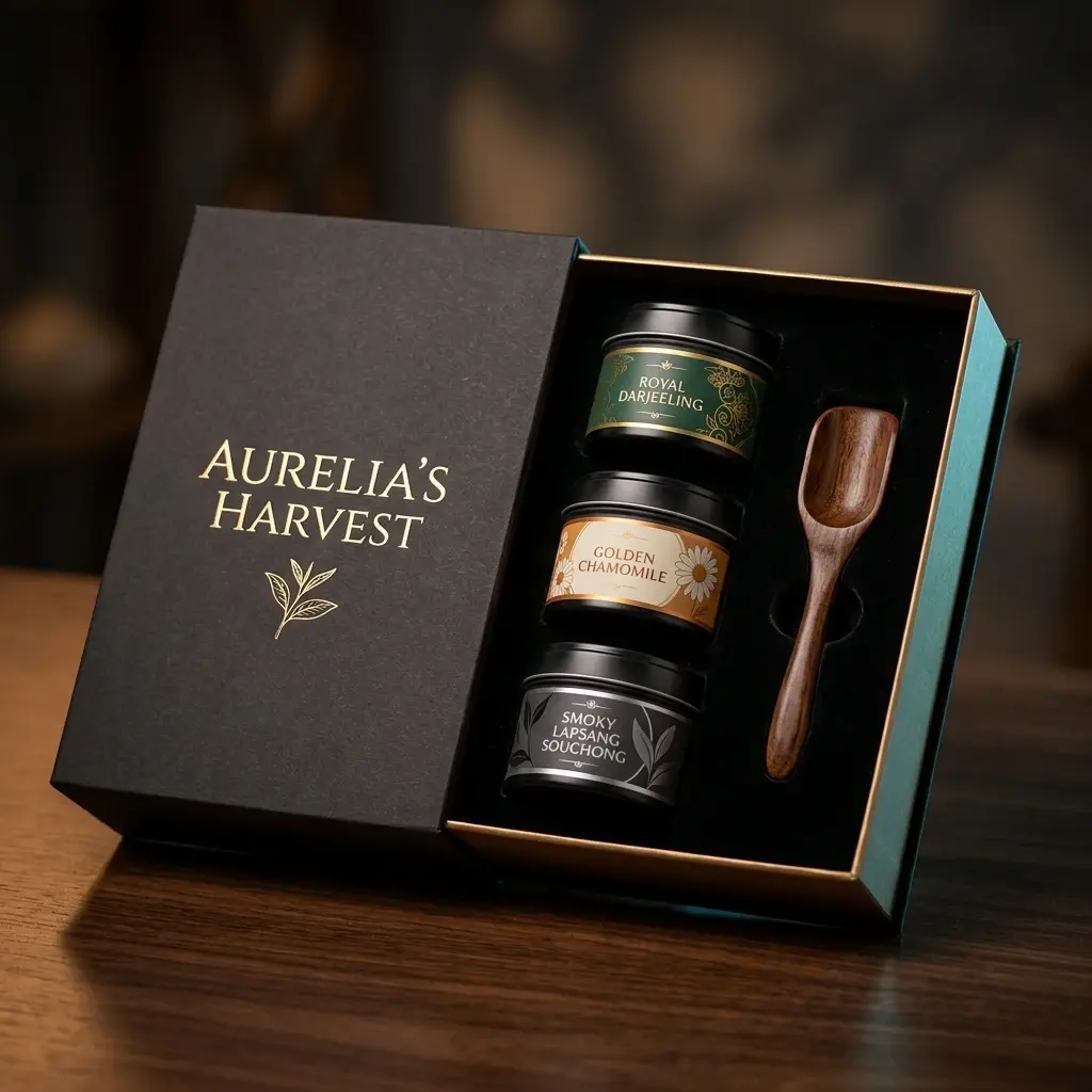 Tea Tray and Lid Gift Box