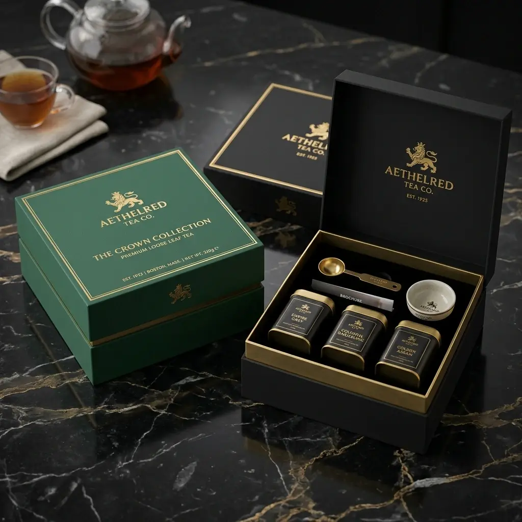 Tea Tray and Lid Gift Box