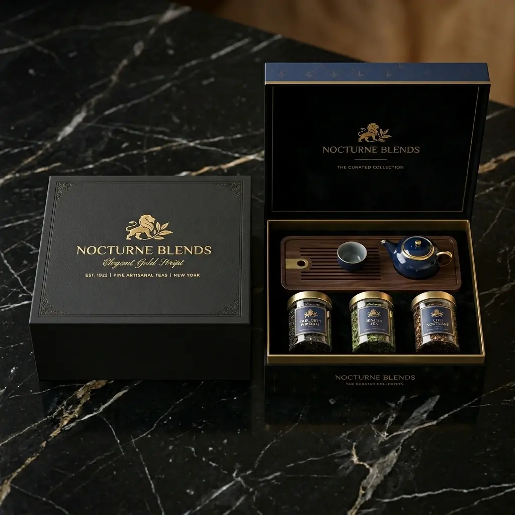 Tea Tray and Lid Gift Box