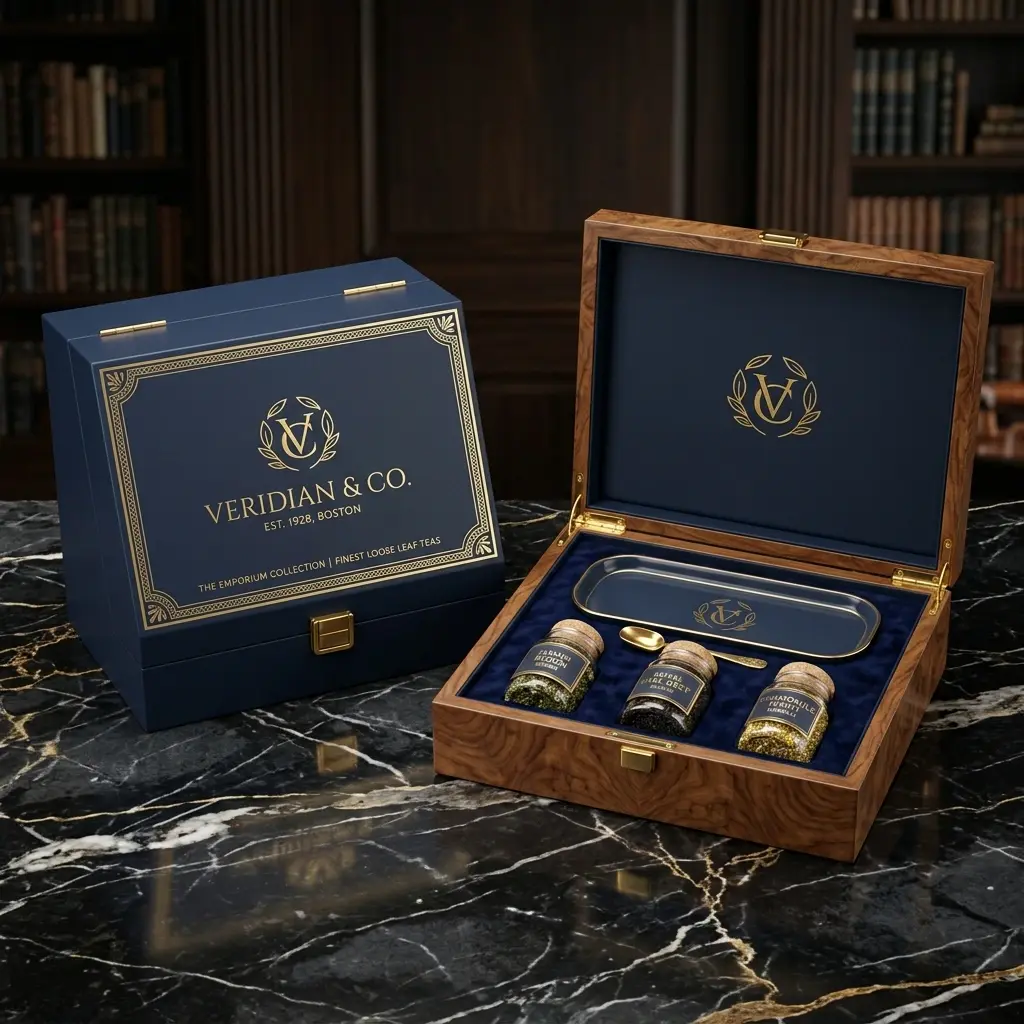 Tea Tray and Lid Gift Box