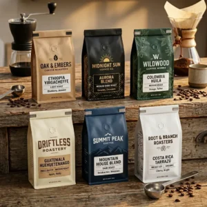 Side Gusseted Coffee Bag with Valve