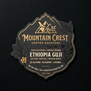 Custom Coffee Bag Labels