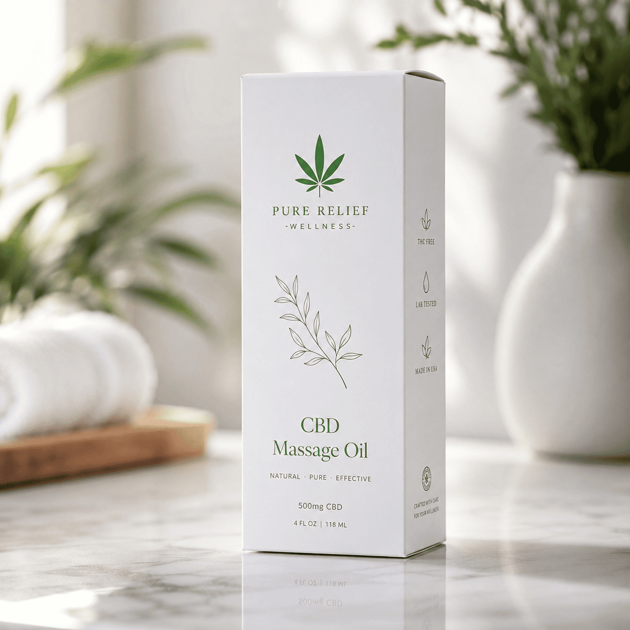 CBD Massage Oil Boxes
