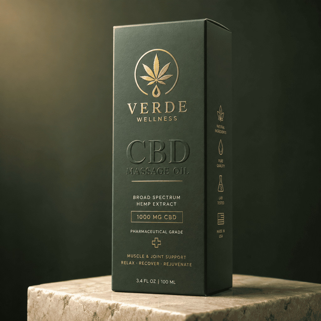 CBD Massage Oil Boxes
