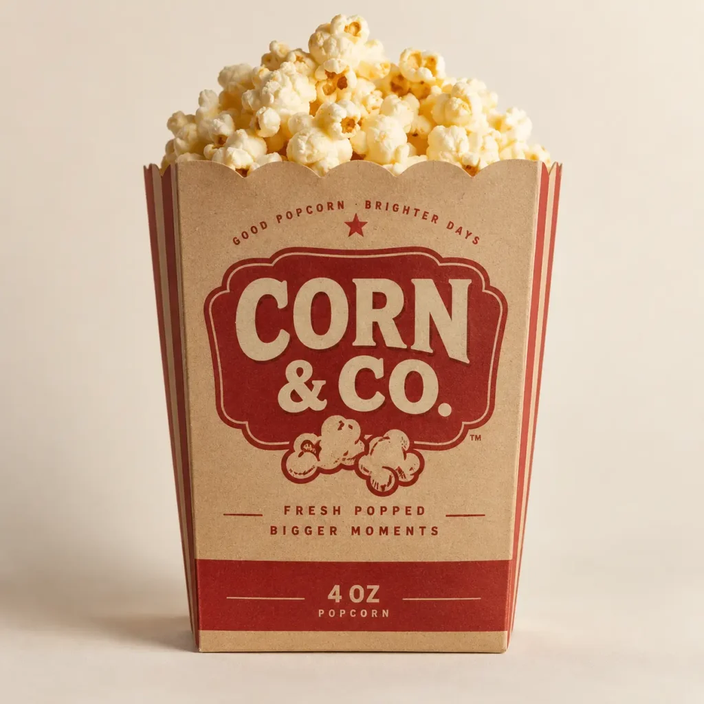4 Oz Popcorn Boxes