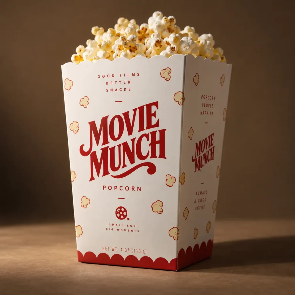 4 Oz Popcorn Boxes