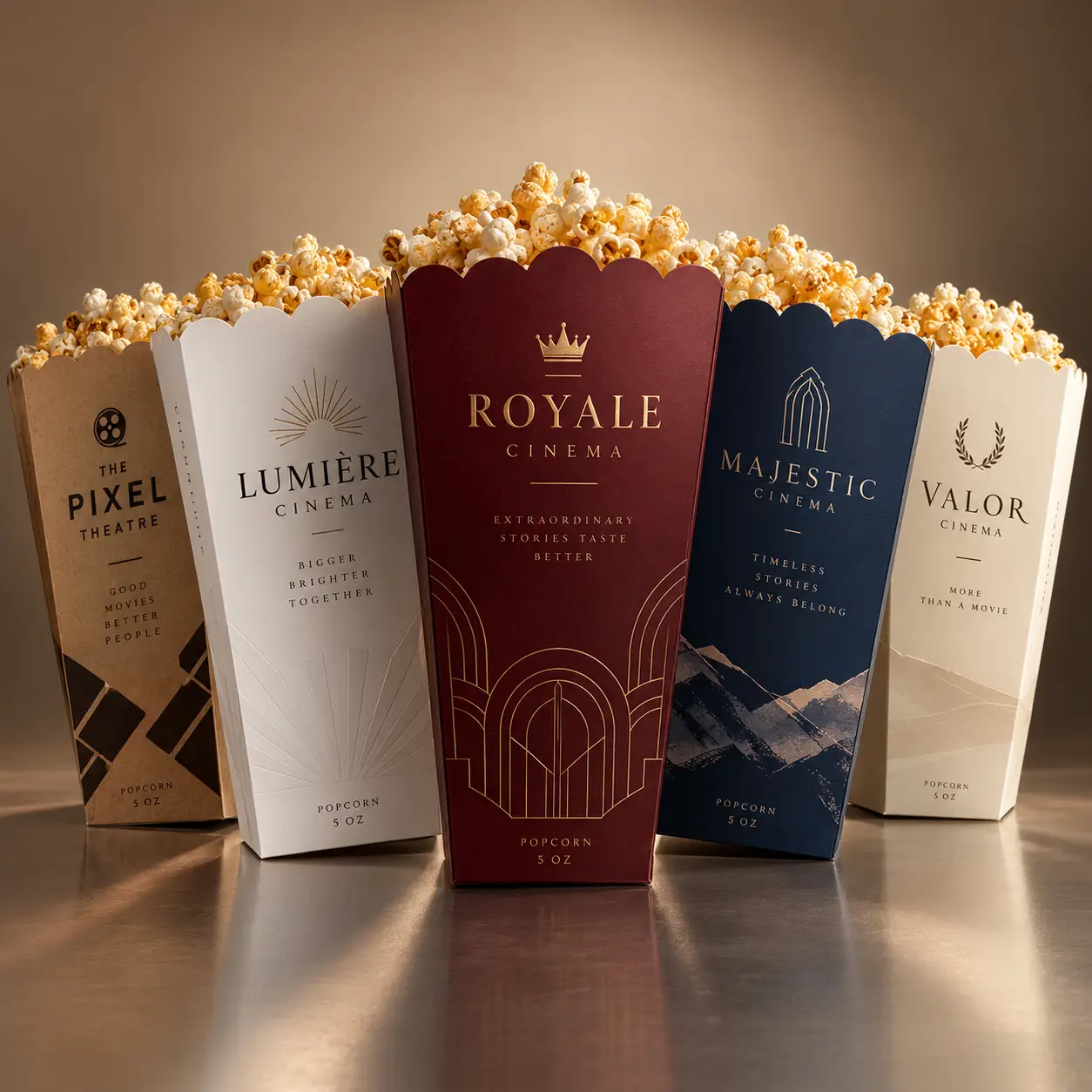 5 Oz Popcorn Boxes