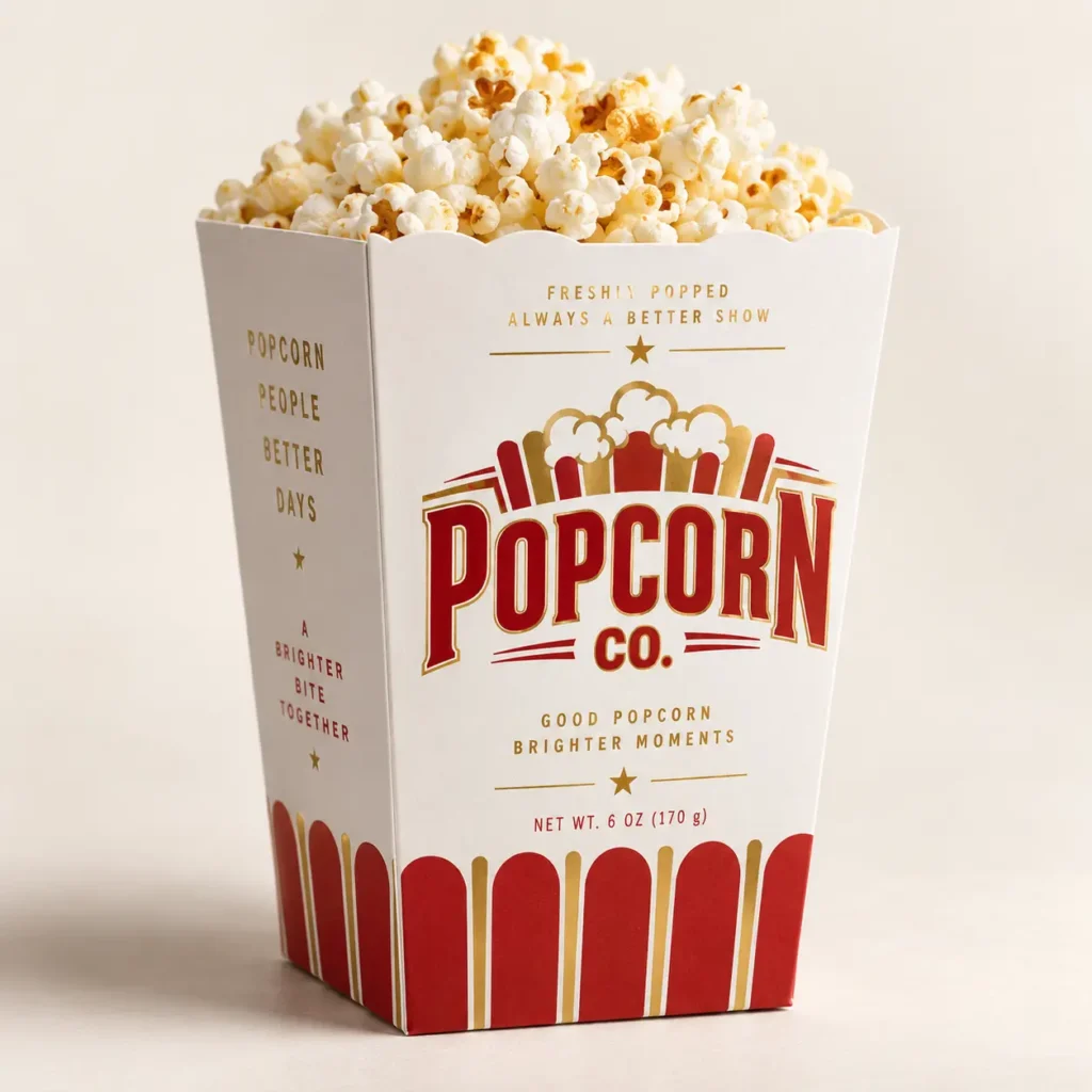 6 Oz Popcorn Boxes