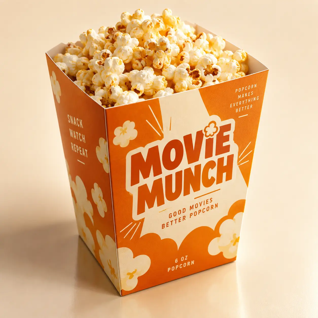 6 Oz Popcorn Boxes