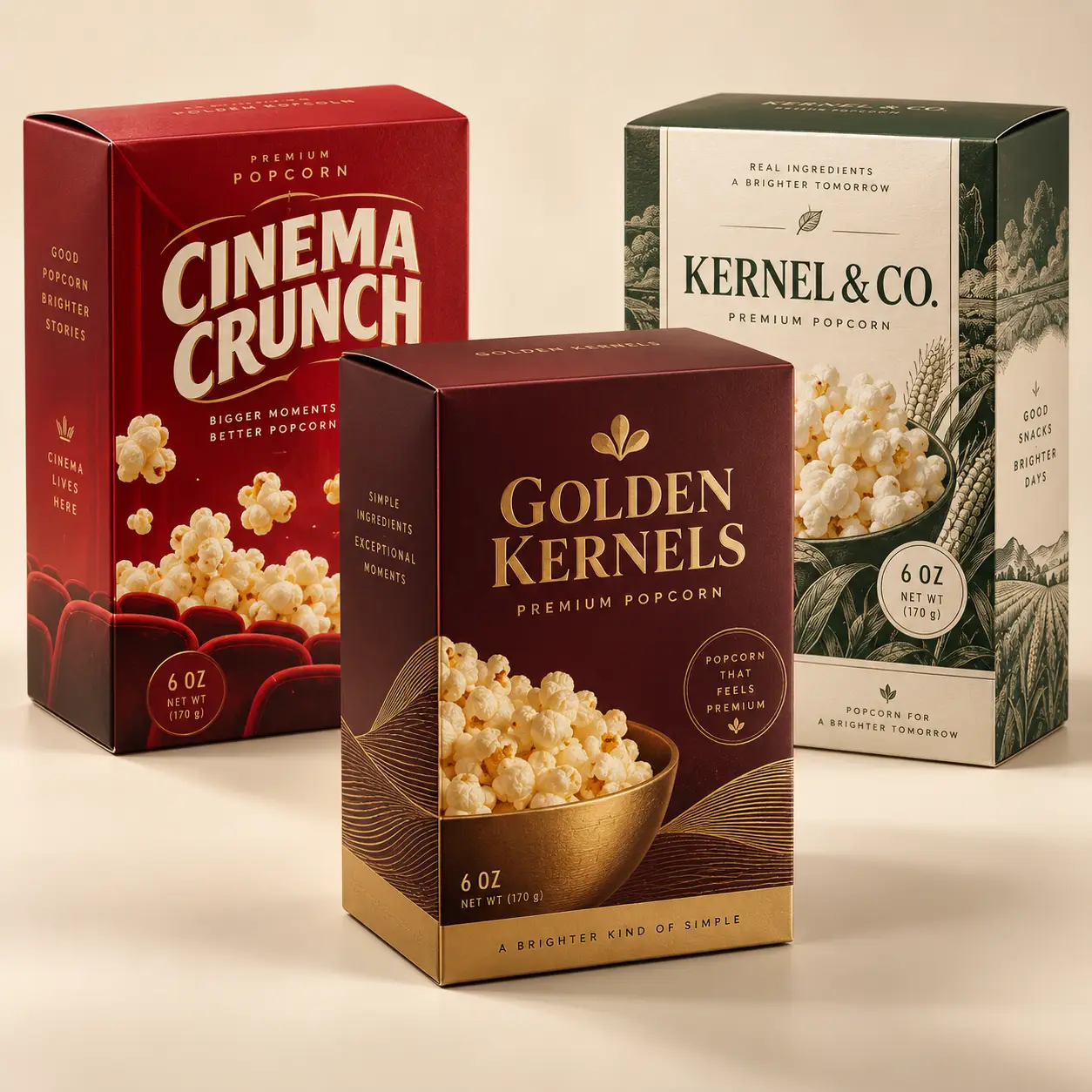 6 Oz Popcorn Boxes