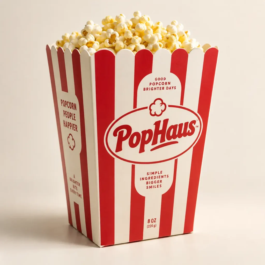 8 Oz Popcorn Boxes