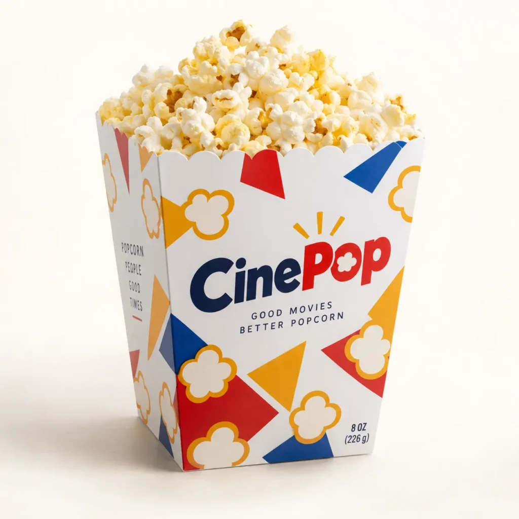 8 Oz Popcorn Boxes