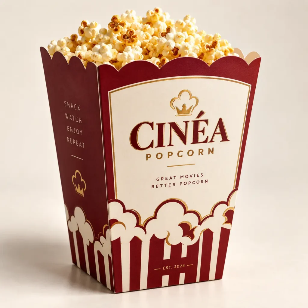 Branded Popcorn Boxes