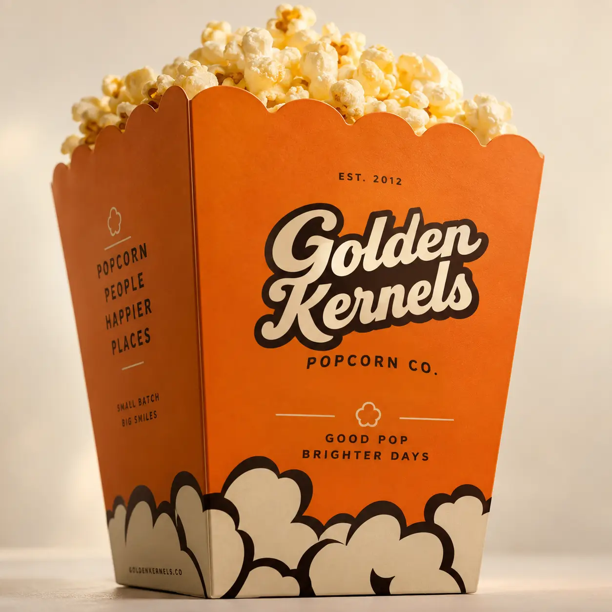 Colored Popcorn Boxes