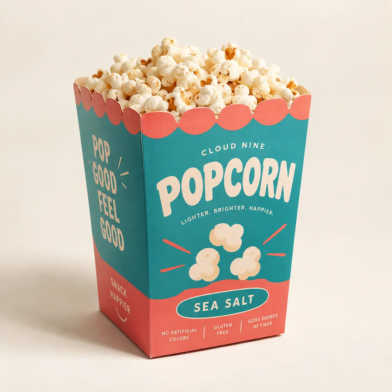 Colored Popcorn Boxes