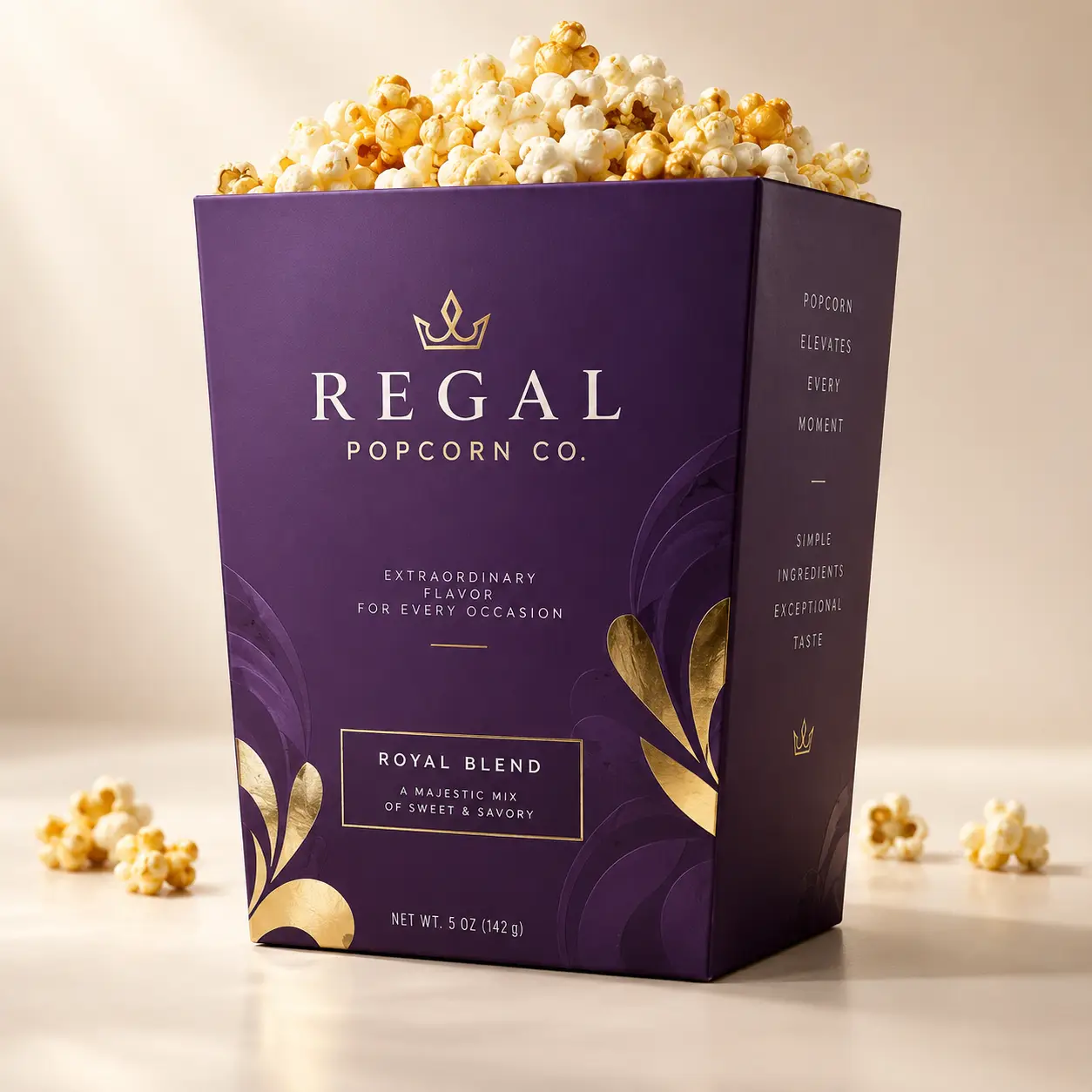 Colored Popcorn Boxes