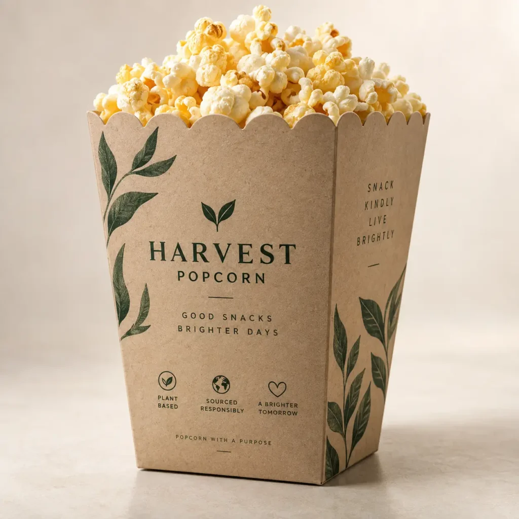 Eco Friendly Popcorn Boxes