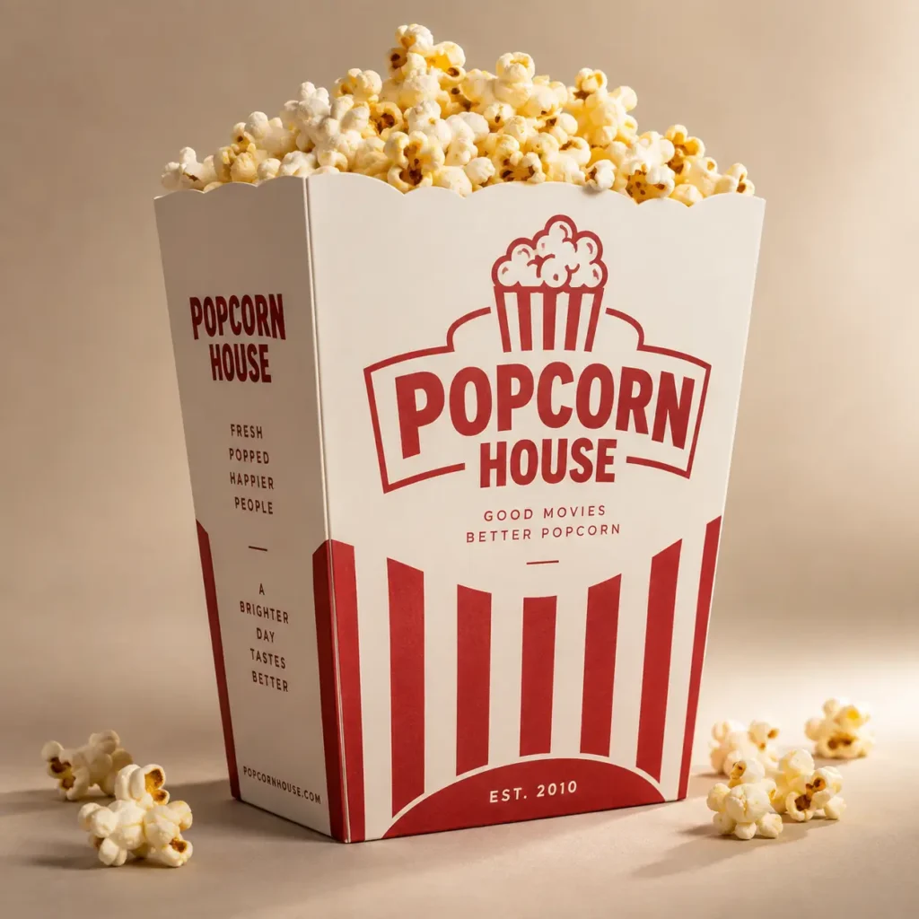 Food Grade Popcorn Boxes