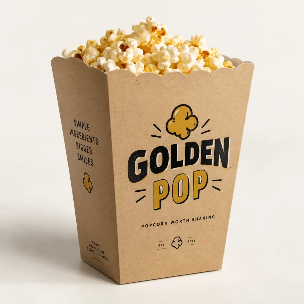 Food Grade Popcorn Boxes