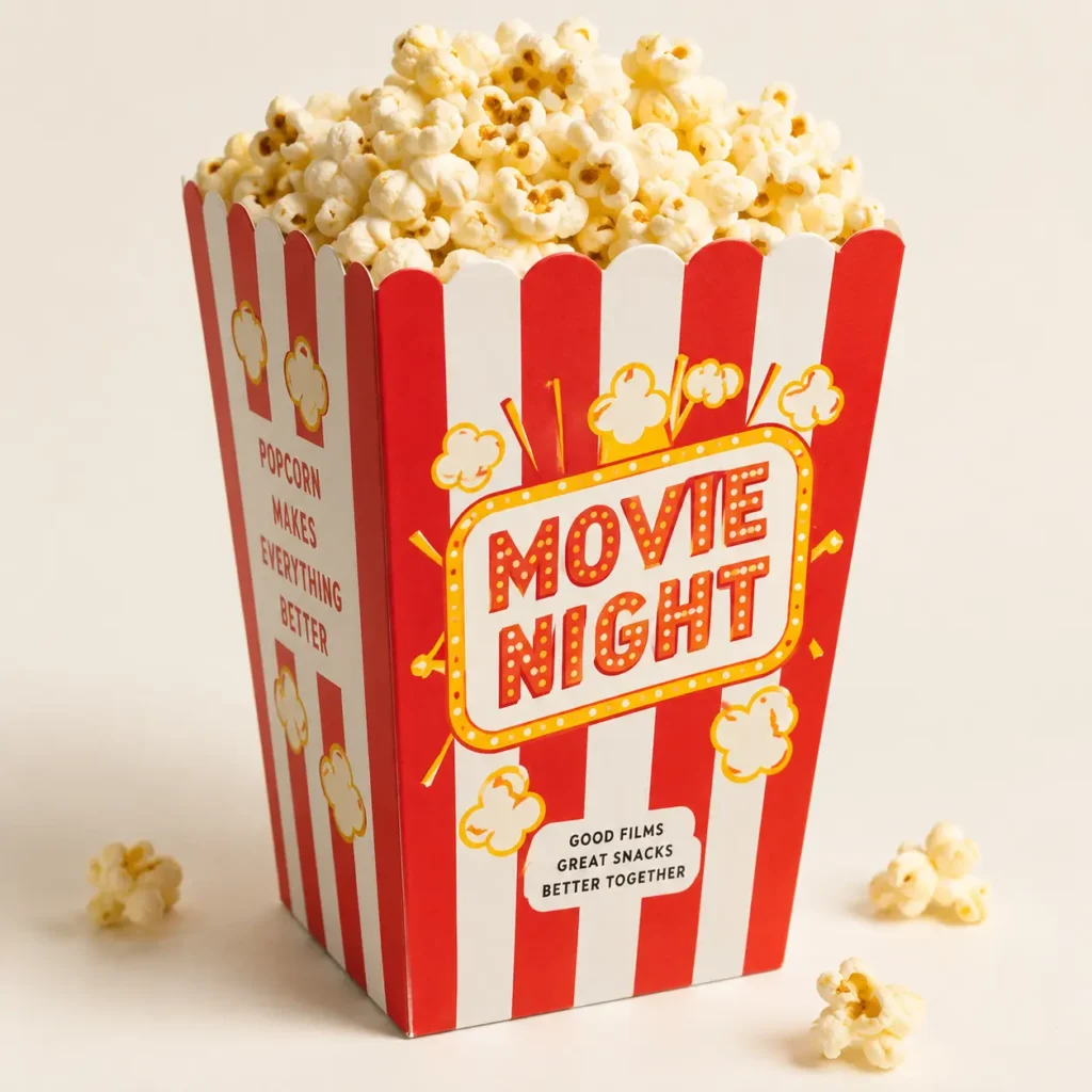 Food Grade Popcorn Boxes