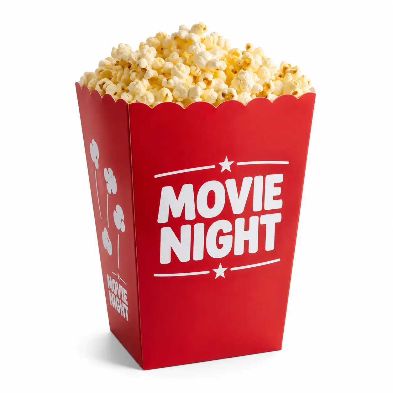 Grease Resistant Popcorn Boxes