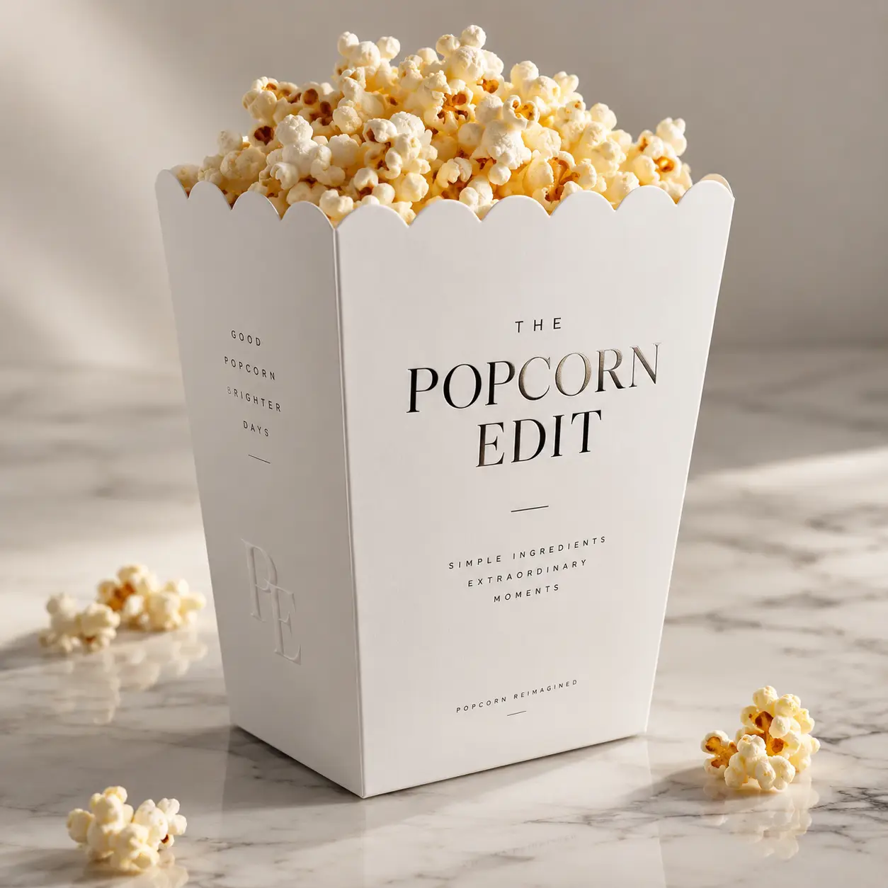 Grease Resistant Popcorn Boxes