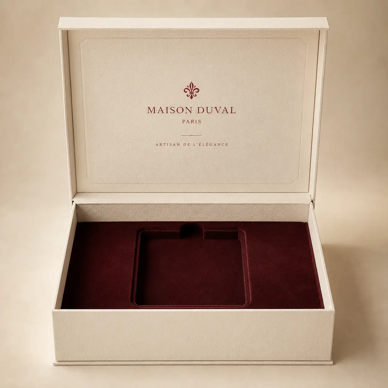 Hinged Lid Luxury Rigid Boxes