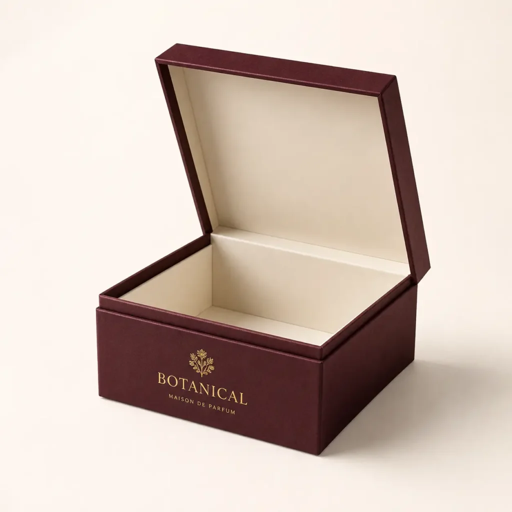 Hinged Lid Luxury Rigid Boxes