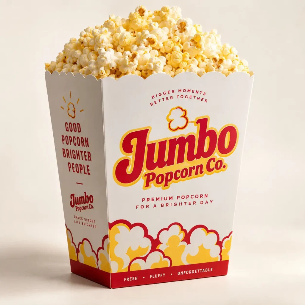 Jumbo Popcorn Boxes