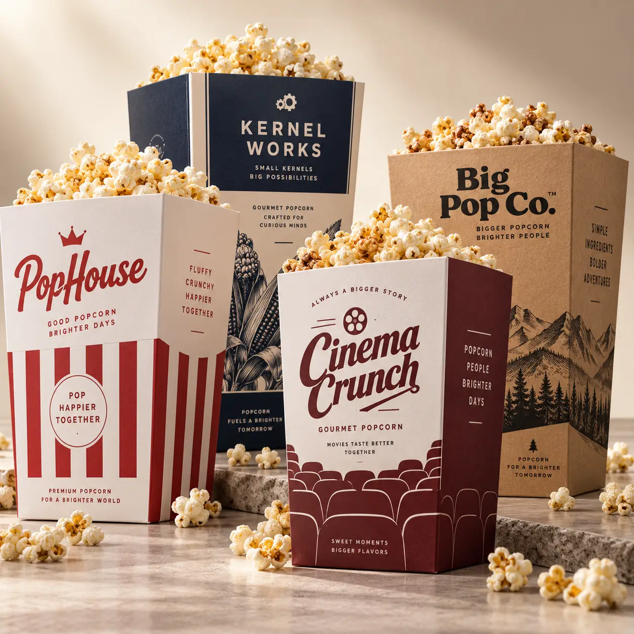 Jumbo Popcorn Boxes