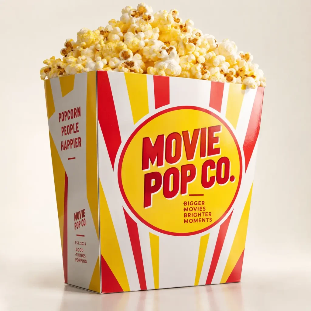 Large Size Popcorn Boxes