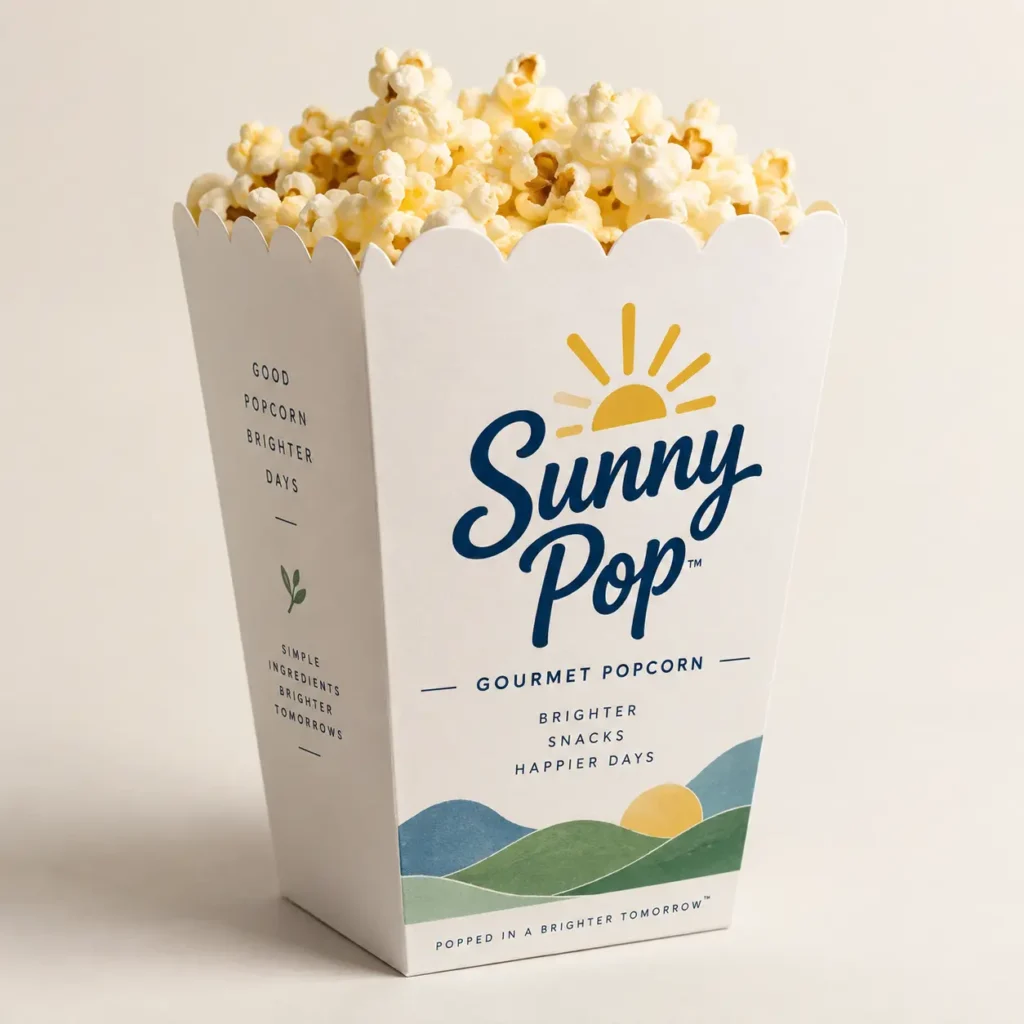 Logo Popcorn Boxes