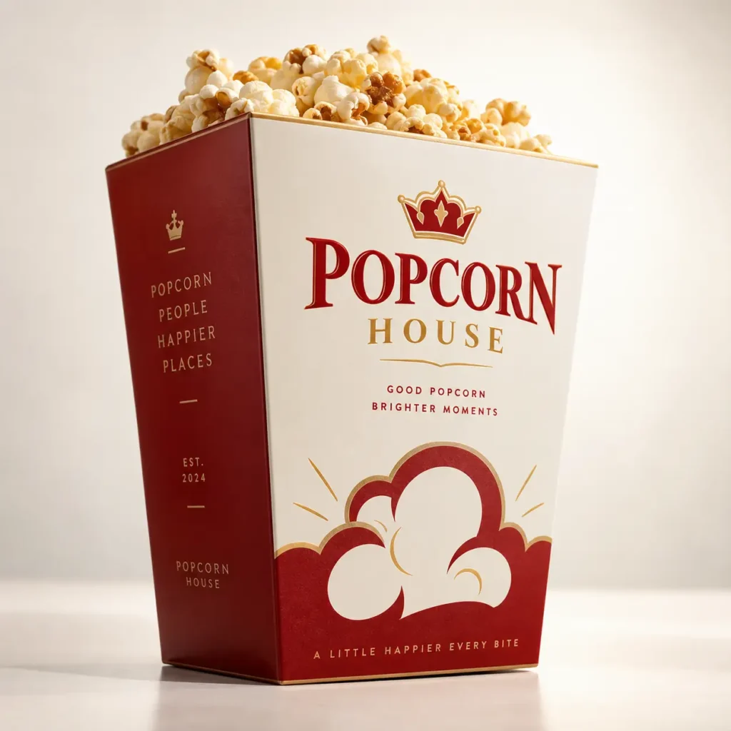 Logo Popcorn Boxes