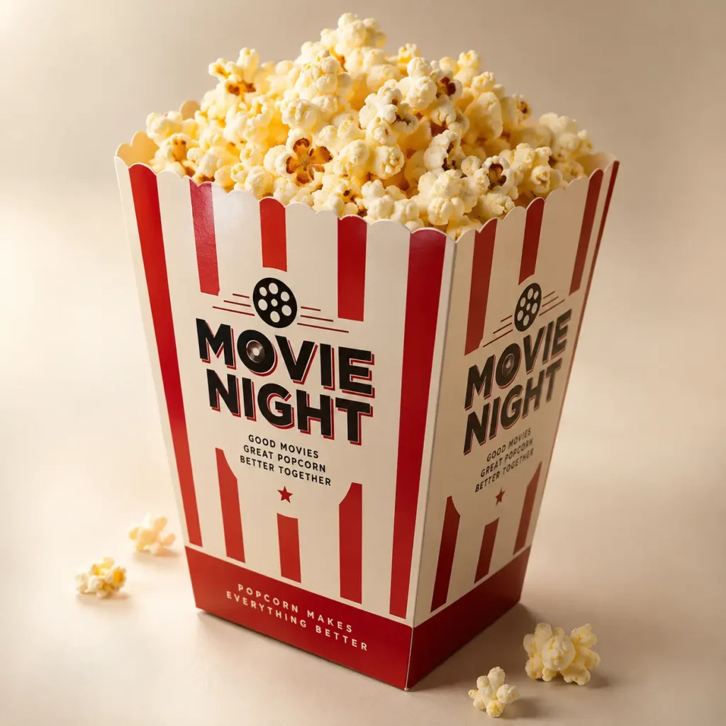 Logo Popcorn Boxes