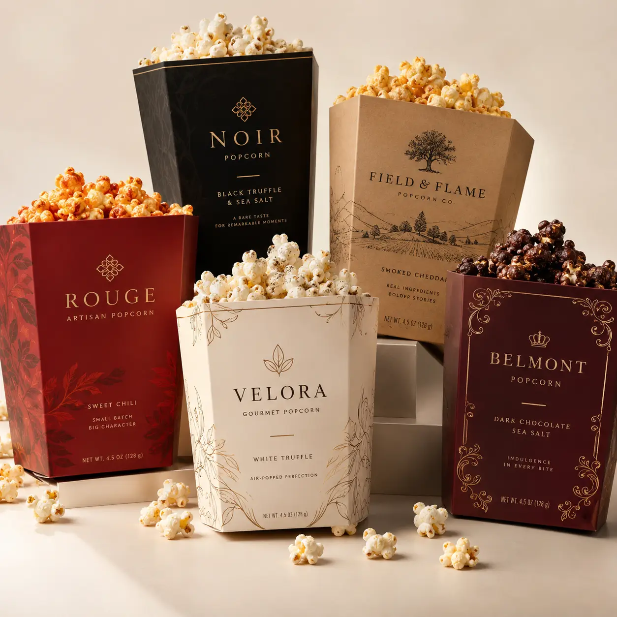 Logo Popcorn Boxes