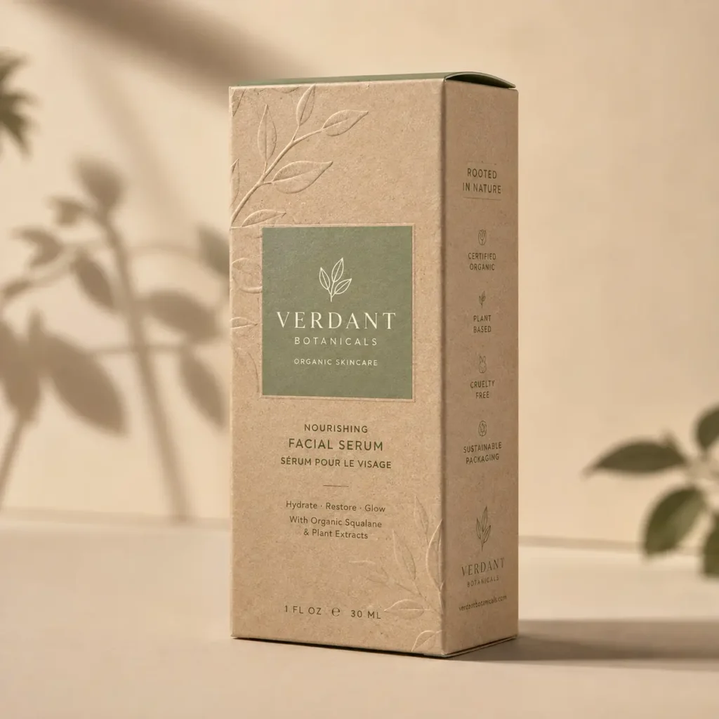 Organic Cosmetic Packaging Boxes