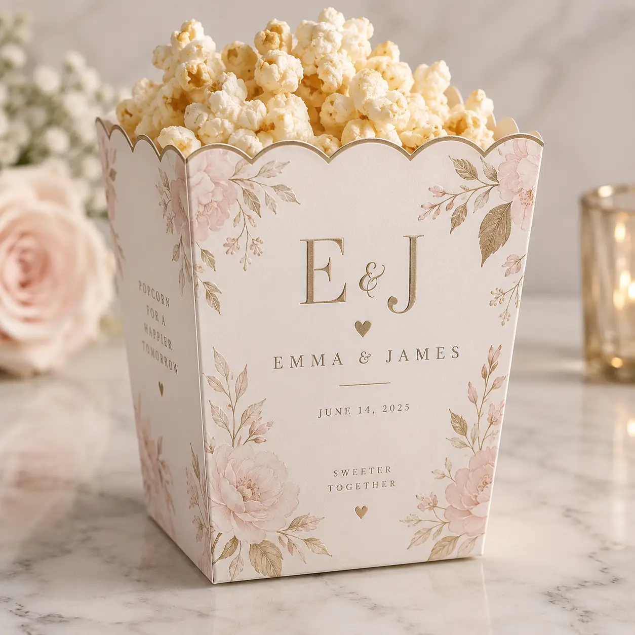 Personalized Popcorn Boxes