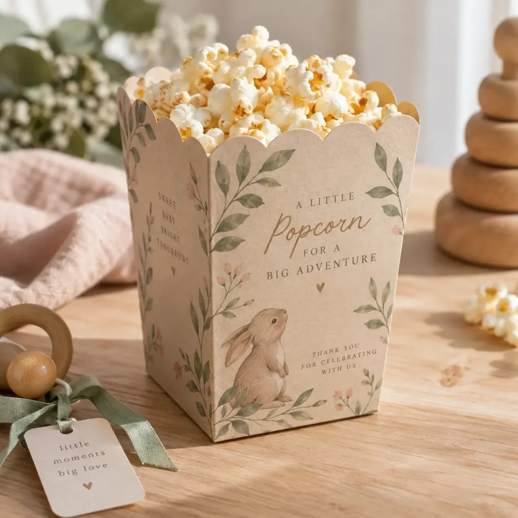 Popcorn Boxes for Baby Showers