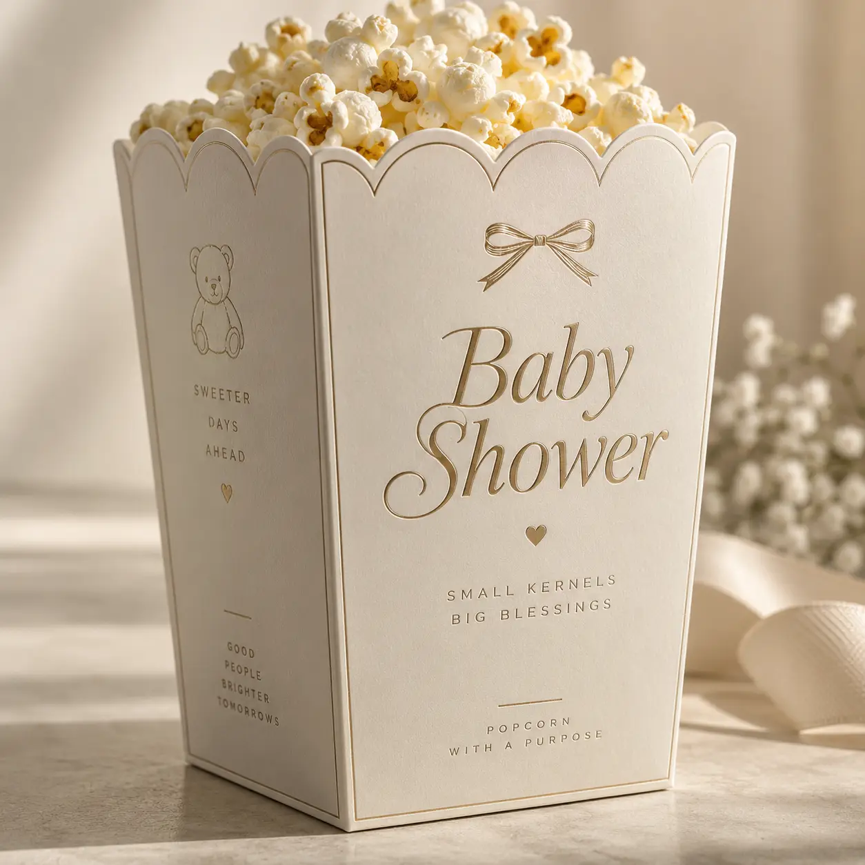 Popcorn Boxes for Baby Showers