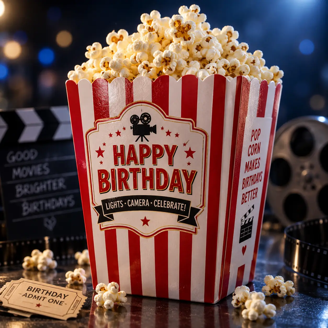 Popcorn Boxes for Birthday Parties