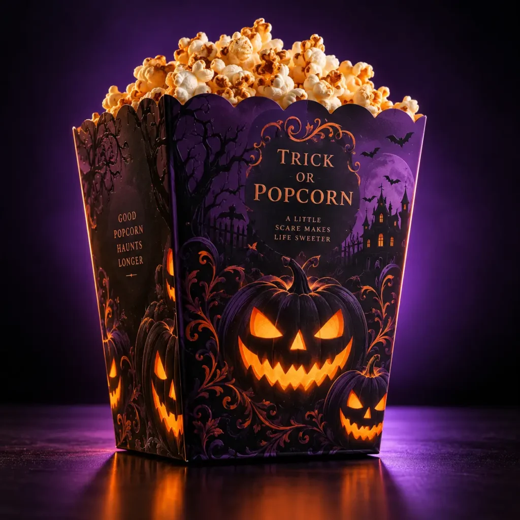 Popcorn Boxes for Halloween
