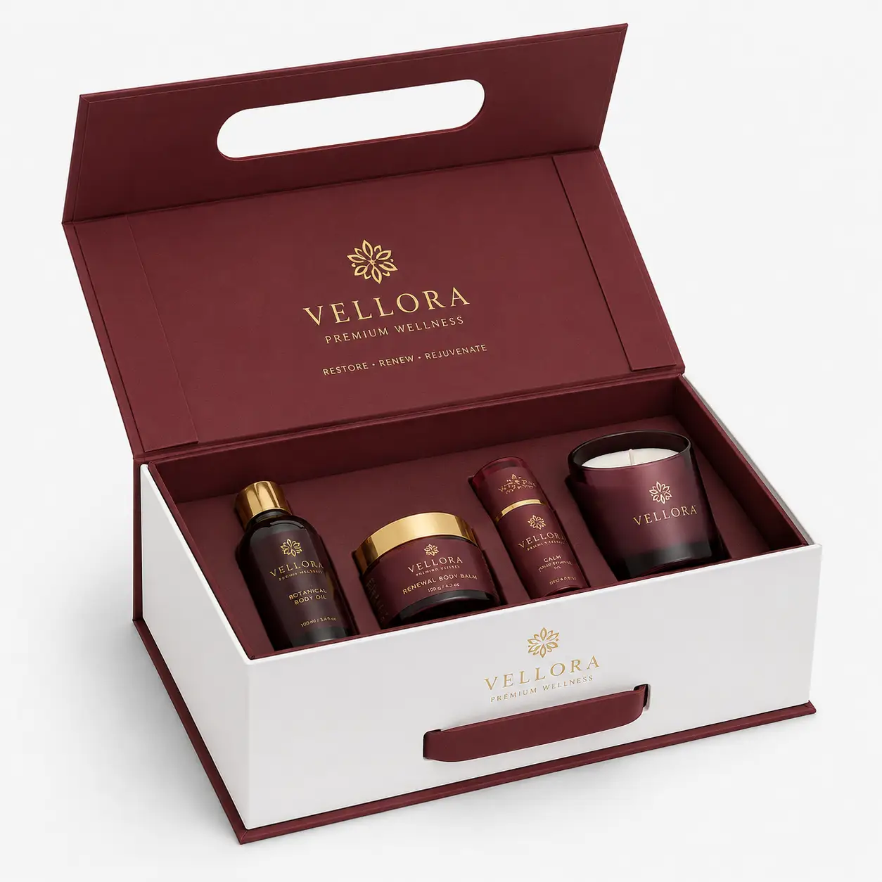 Rigid Presentation Boxes With Handles